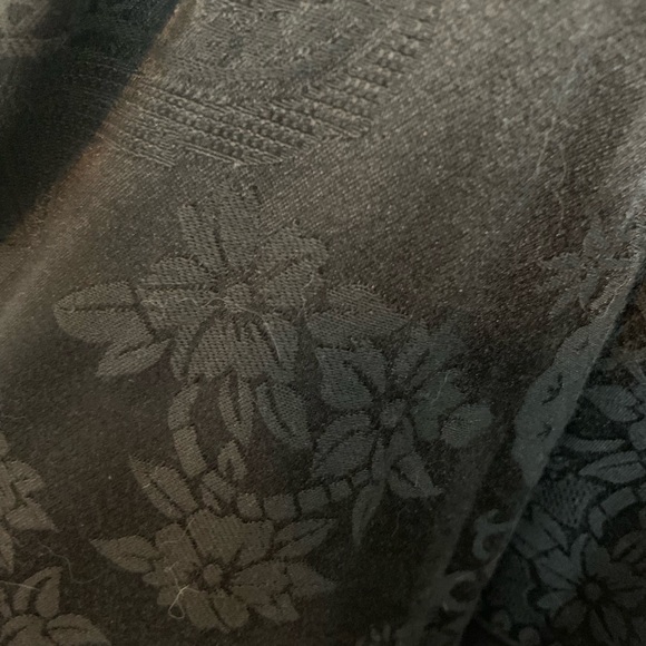 Hearts and Roses brand ALL BLACK lace up dress with crinoline skirt retro glam - Picture 9 of 10